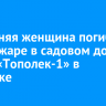 51-летняя женщина погибла при пожаре в садовом доме в СНТ «Тополек-1» в Ангарске