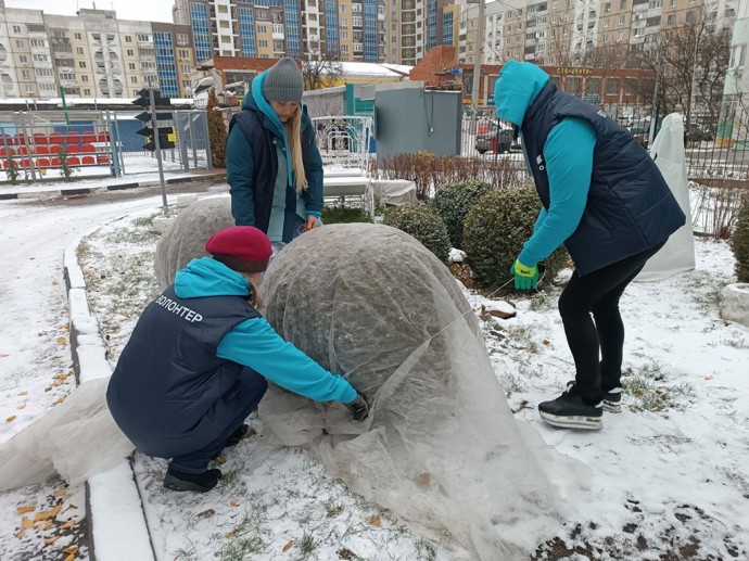 Волонтёры ОМК обустроили экотропу в детском саду и провели экологические мастер-классы