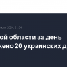 В Курской области за день уничтожено 20 украинских дронов