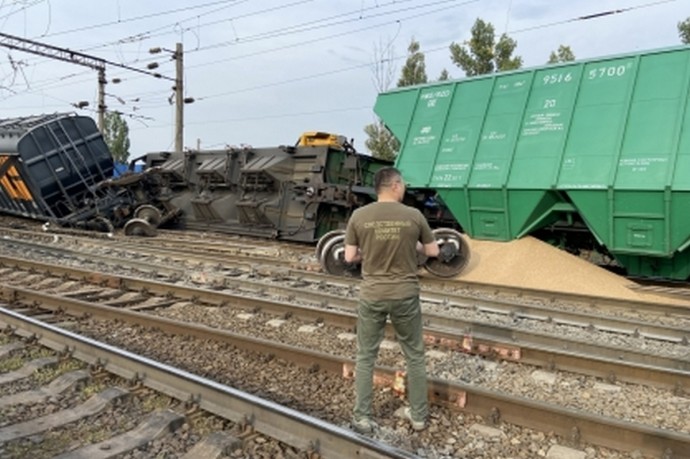 После схода 9 вагонов под Воронежем восстановили движение поездов