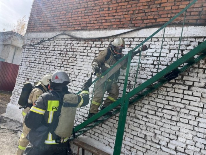 В Узловском районе прошли пожарно-тактические учения