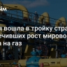 Россия вошла в тройку стран, обеспечивших рост мирового спроса на газ