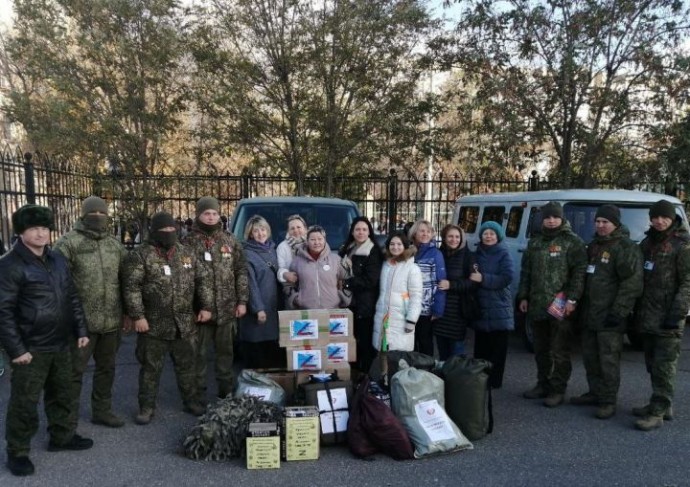 Астраханцы передали бойцам СВО очередную партию амуниции