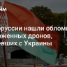 В Белоруссии нашли обломки уничтоженных дронов, залетевших с Украины