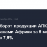 Товарооборот продукции АПК между РФ и странами Африки за 9 месяцев вырос на 7,5%