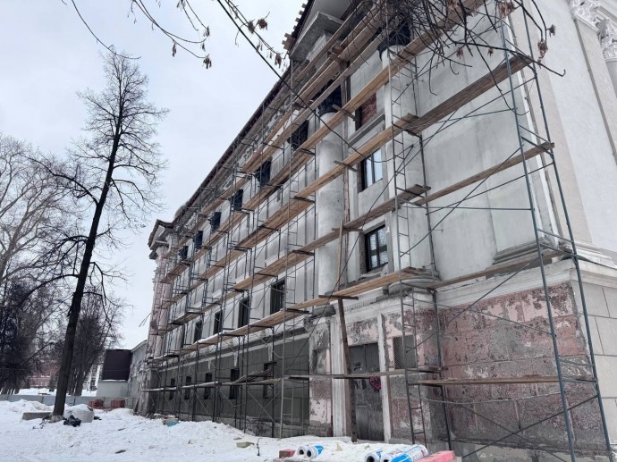 В Уфе стало известно, как идёт реконструкция кинотеатра «Победа»