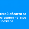 В Иркутской области за сутки потушили четыре лесных пожара