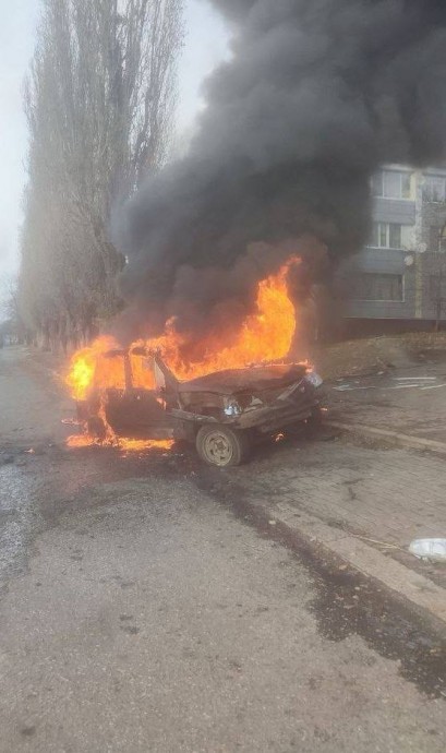 Водителю авто, взорванного дрононом ВСУ в Белгородском районе, потребовалась медпомощь