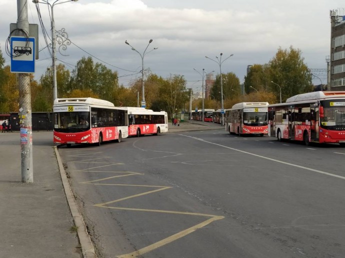 В Перми увеличат количество автобусов на загруженных маршрутах