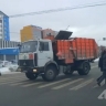 "Собрал комбо": водитель большегруза наплевал на ПДД в центре Южно-Сахалинска