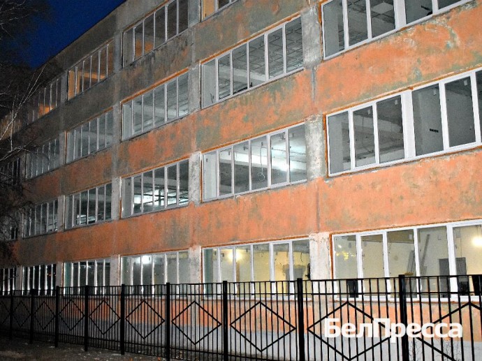 В Белгороде капремонт строительного колледжа выполнили на 46 %
