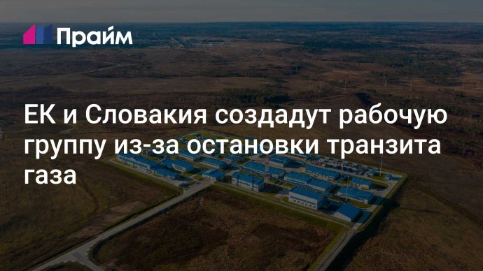 ЕК и Словакия создадут рабочую группу из-за остановки транзита газа