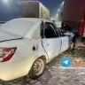 «Гранта» влетела в попутный «КамАЗ» на дороге в аэропорт в Уфе
