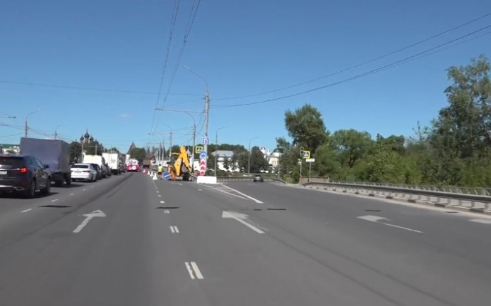 На Московском проспекте в Ярославле начнут снимать старый асфальт