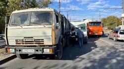 На Буровой столкнулись маршрутка и грузовик. Пострадали пятеро