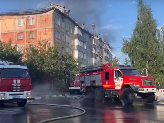 В Шебекино пожарные ликвидировали возгорание в многоквартирном доме