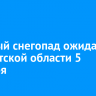 Сильный снегопад ожидается в Иркутской области 5 декабря