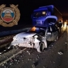 "ВАЗ" с молодёжью въехал в фуру: четверо в больнице