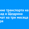 Движение транспорта на Баррикад и Щедрина ограничат на три месяца с 8 ноября