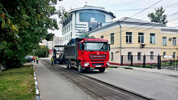 В Туле продолжают ремонтировать дороги