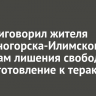 Суд приговорил жителя Железногорска-Илимского к 11 годам лишения свободы за приготовление к теракту