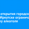 В день открытия городской елки в Иркутске ограничат продажу алкоголя