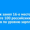 Иркутск занял 16-е место в рейтинге 100 российских городов по уровню зарплат