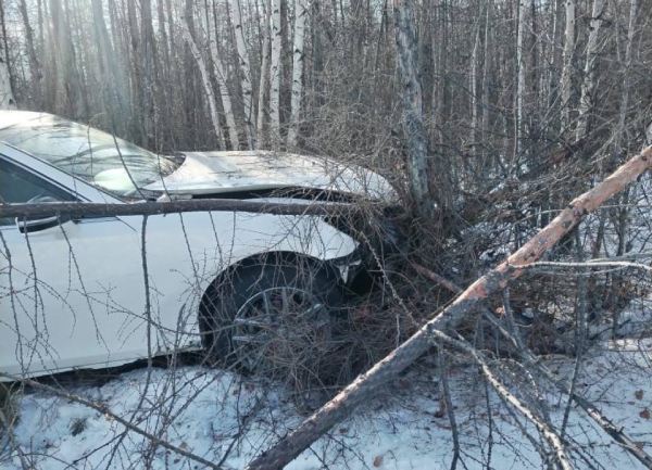 В Забайкалье студенты попали в ДТП на угнанном Toyota Crown стоимостью 3 млн рублей