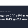 Производство СПГ в РФ в июне выросло на 6,4% до 2,5 млн т