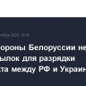 В Минобороны Белоруссии не видят предпосылок для разрядки конфликта между РФ и Украиной