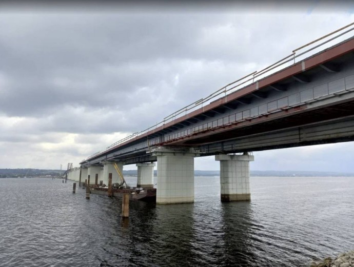 В Пермском крае завершился ремонт моста через реку Чусовую