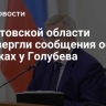 В Ростовской области опровергли сообщения об обысках у Голубева