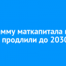 Программу маткапитала в России продлили до 2030 года