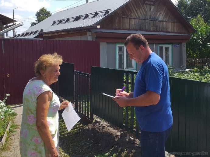 В пензенском микрорайоне КПД провели противопожарный рейд