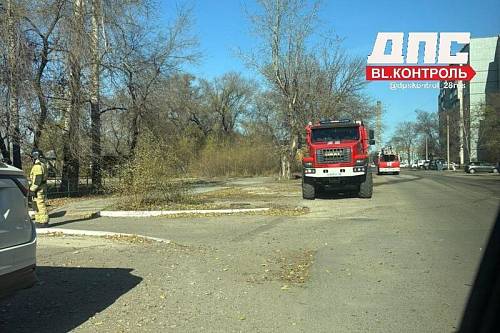 В Благовещенске пожарные потушили возгорание в 5-этажном доме