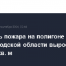 Площадь пожара на полигоне ТБО в Нижегородской области выросла до 30 тыс. кв. м