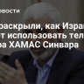 СМИ раскрыли, как Израиль может использовать тело лидера ХАМАС Синвара