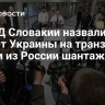 В МВД Словакии назвали запрет Украины на транзит нефти из России шантажом