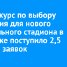 На конкурс по выбору названия для нового футбольного стадиона в Иркутске поступило 2,5 тысячи заявок