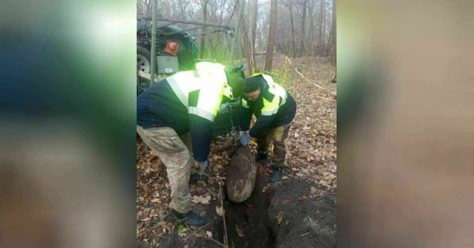 Под Балтийском нашли и обезвредили фугасную авиабомбу (фото)