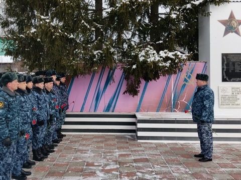 В ОК УФСИН России по Республике Мордовия прошел митинг ко Дню защитника Отечества