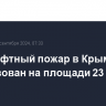 Ландшафтный пожар в Крыму локализован на площади 23 га