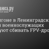 На полигоне в Ленинградской области военнослужащих тренируют сбивать FPV-дроны