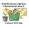 В Белгородской области инфляция ускорилась до 8,38 %