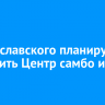 На Ярославского планируют построить Центр самбо и бокса