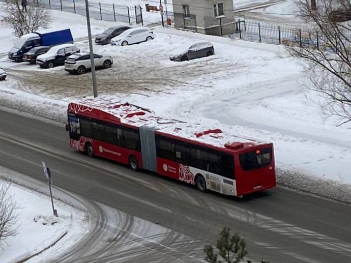 С 3 марта запустят временные автобусы с «гармошкой» в двух районах Перми