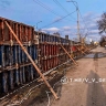 В Белгороде продолжают ремонтировать подпорную стену на улице Красноармейской