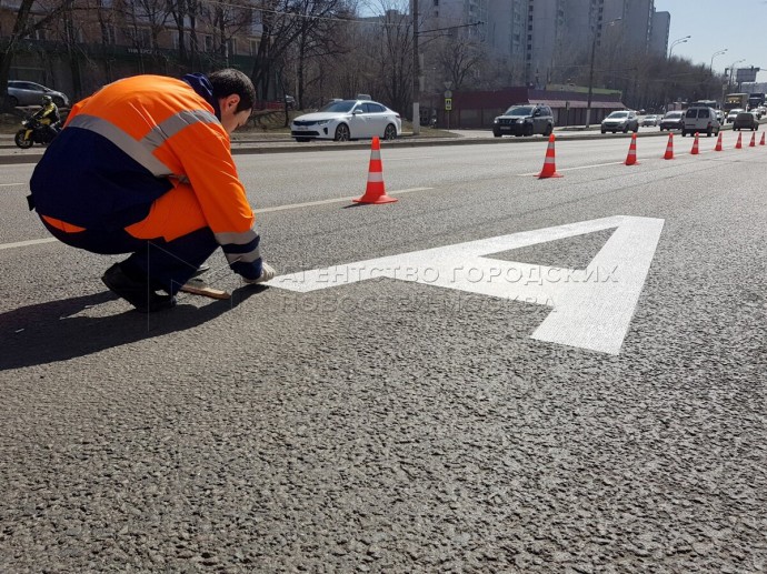 Новые выделенные полосы появились в шести районах Москвы