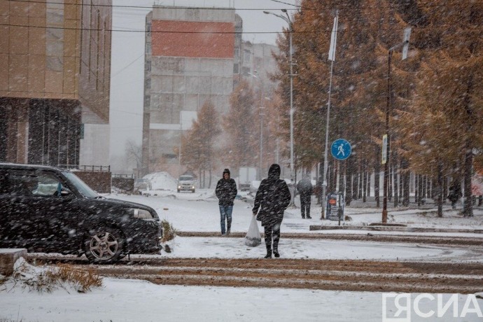 Сильный снегопад прогнозируют в Алданском и Нерюнгринском районах