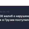 Более 130 жалоб о нарушениях на выборах в Грузии поступило в ЦИК